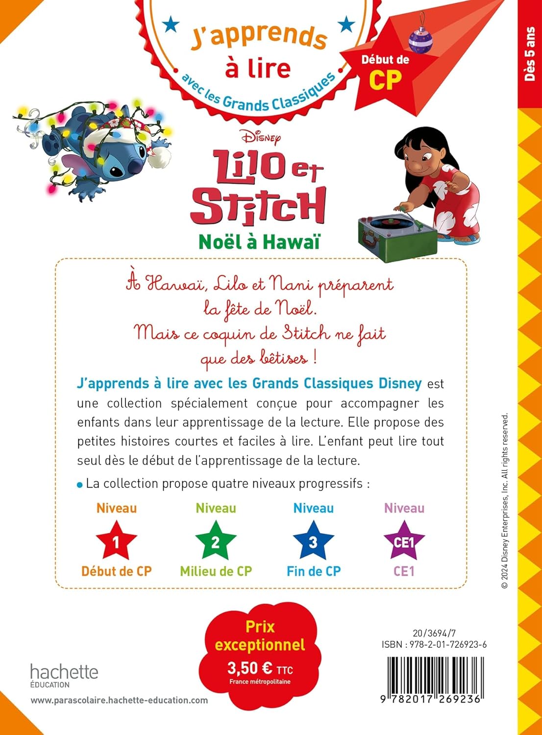 Livre Disney Lilo et Stitch : Noël à Hawaï CP – Image 2