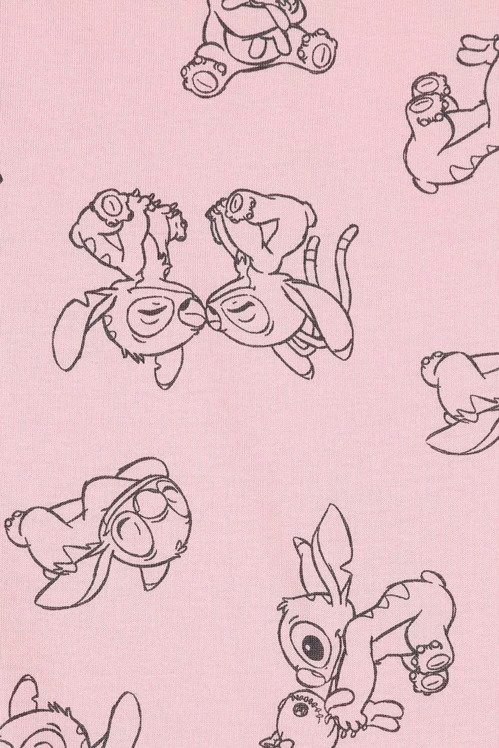 Disney Pyjama Lilo, Stitch et Ange pour fille, rose, 2-3 ans – Image 5