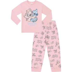 Pyjama Disney Lilo & Stitch Fille, Ange Rose