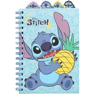 Carnet de notes A5 Lilo & Stitch avec intercalaires, 160 pages pointillées