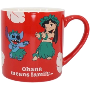 Mug Lilo & Stitch Ohana 325 ml - Tasse de bureau Half Moon Bay