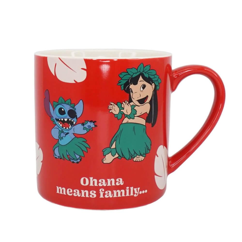 Mug Lilo & Stitch Ohana 325 ml - Tasse de bureau Half Moon Bay
