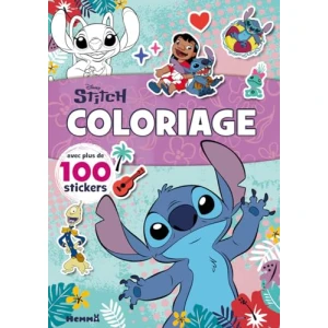Livre de coloriage Lilo & Stitch avec stickers