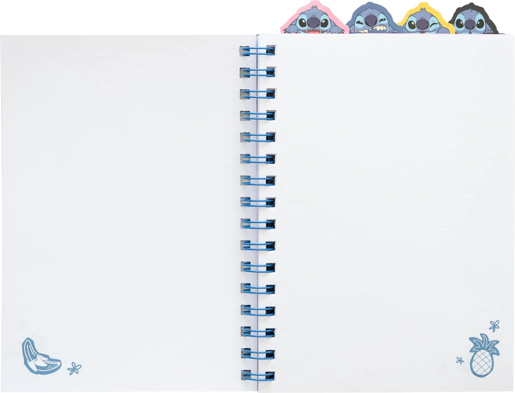 Carnet de notes A5 Lilo & Stitch avec intercalaires, 160 pages pointillées – Image 4