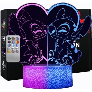 Lampe Stitch Lilo & Stitch 3D LED 32 Couleurs avec Télécommande