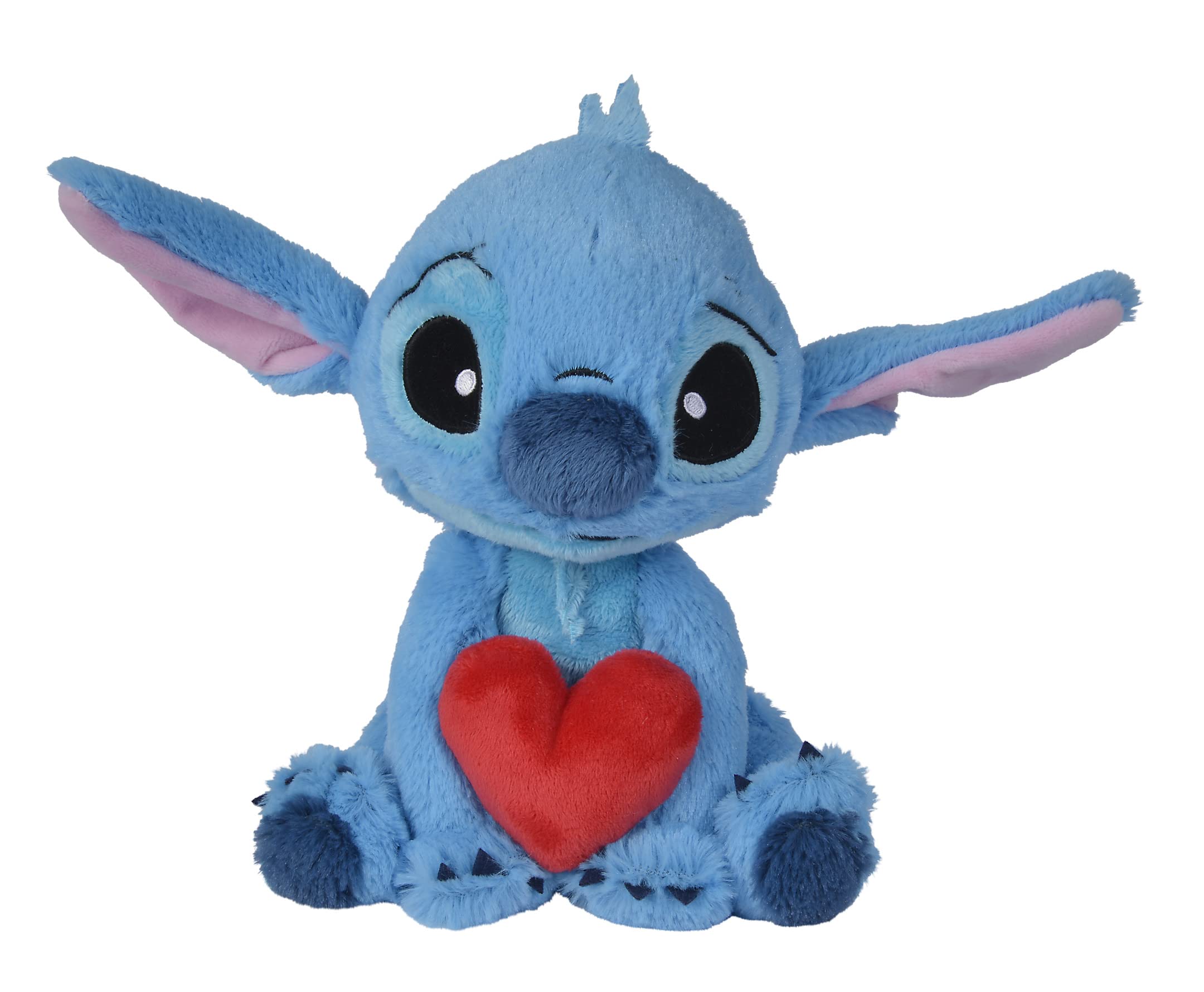 Peluche Lilo & Stitch Stitch avec Coeur 25cm