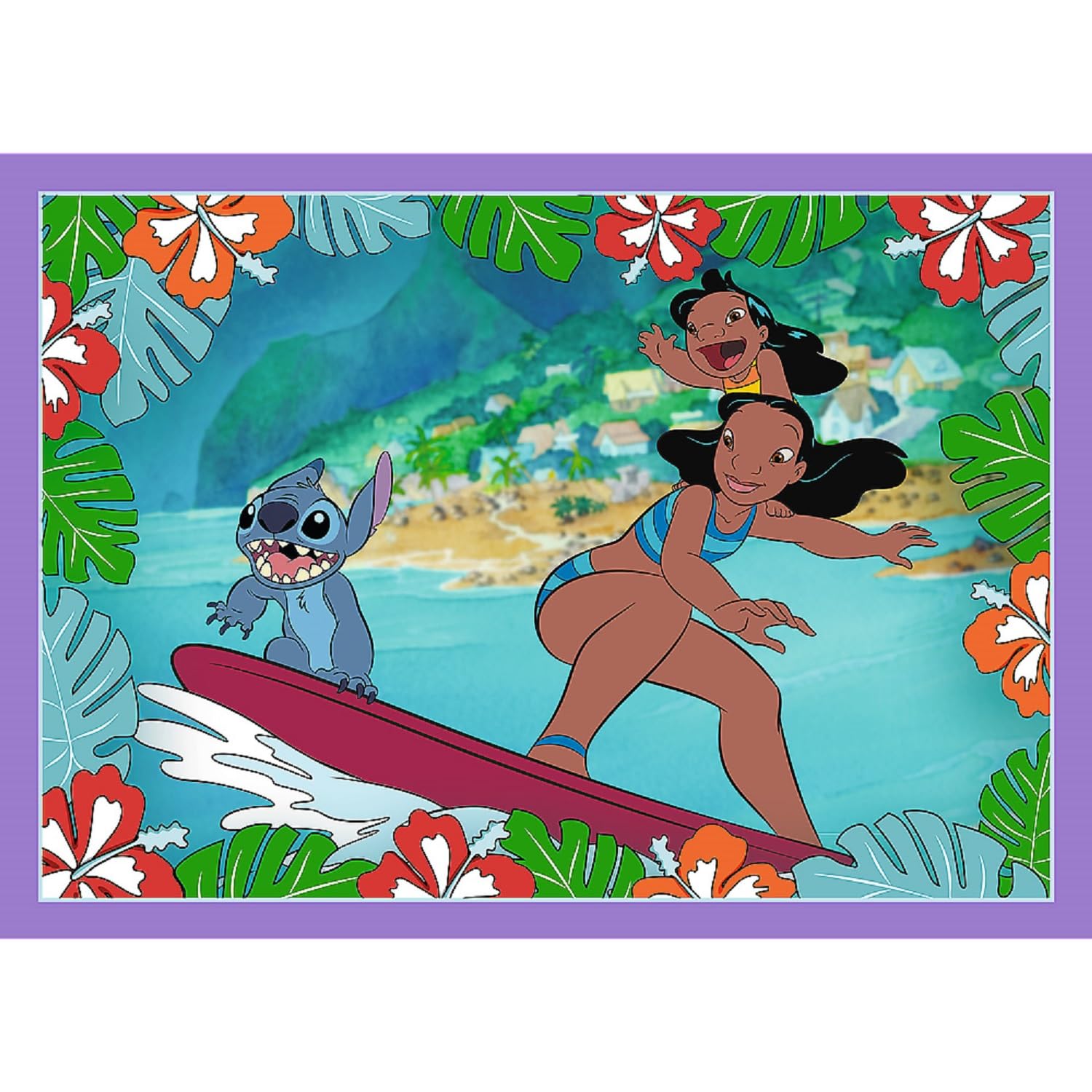 Puzzle 4 en 1 Lilo & Stitch Folle Journée 35-70 pièces – Image 5
