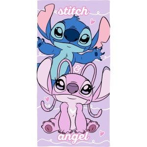 Serviette Lilo & Stitch Angel et Stitch 70x140 cm