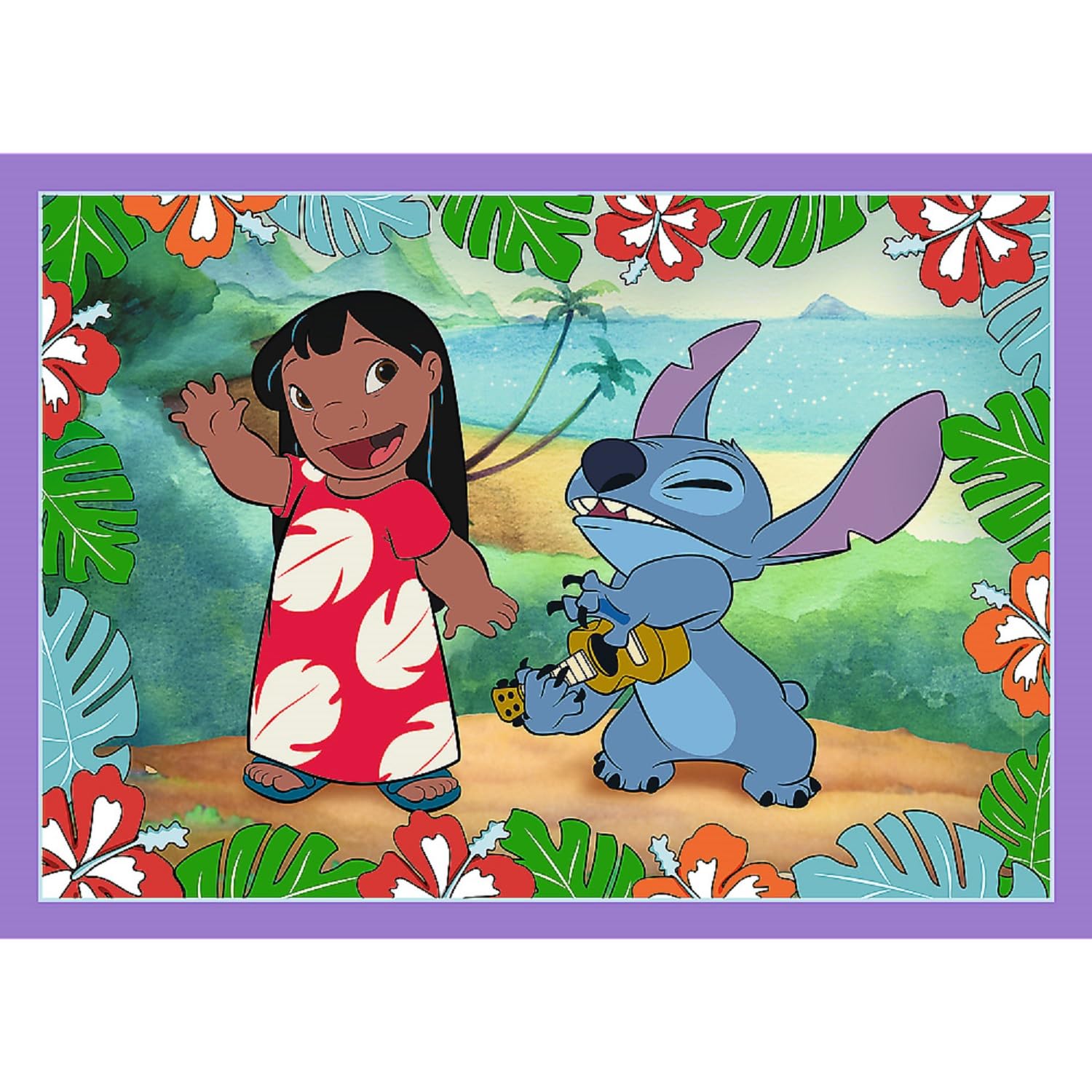 Puzzle 4 en 1 Lilo & Stitch Folle Journée 35-70 pièces – Image 3