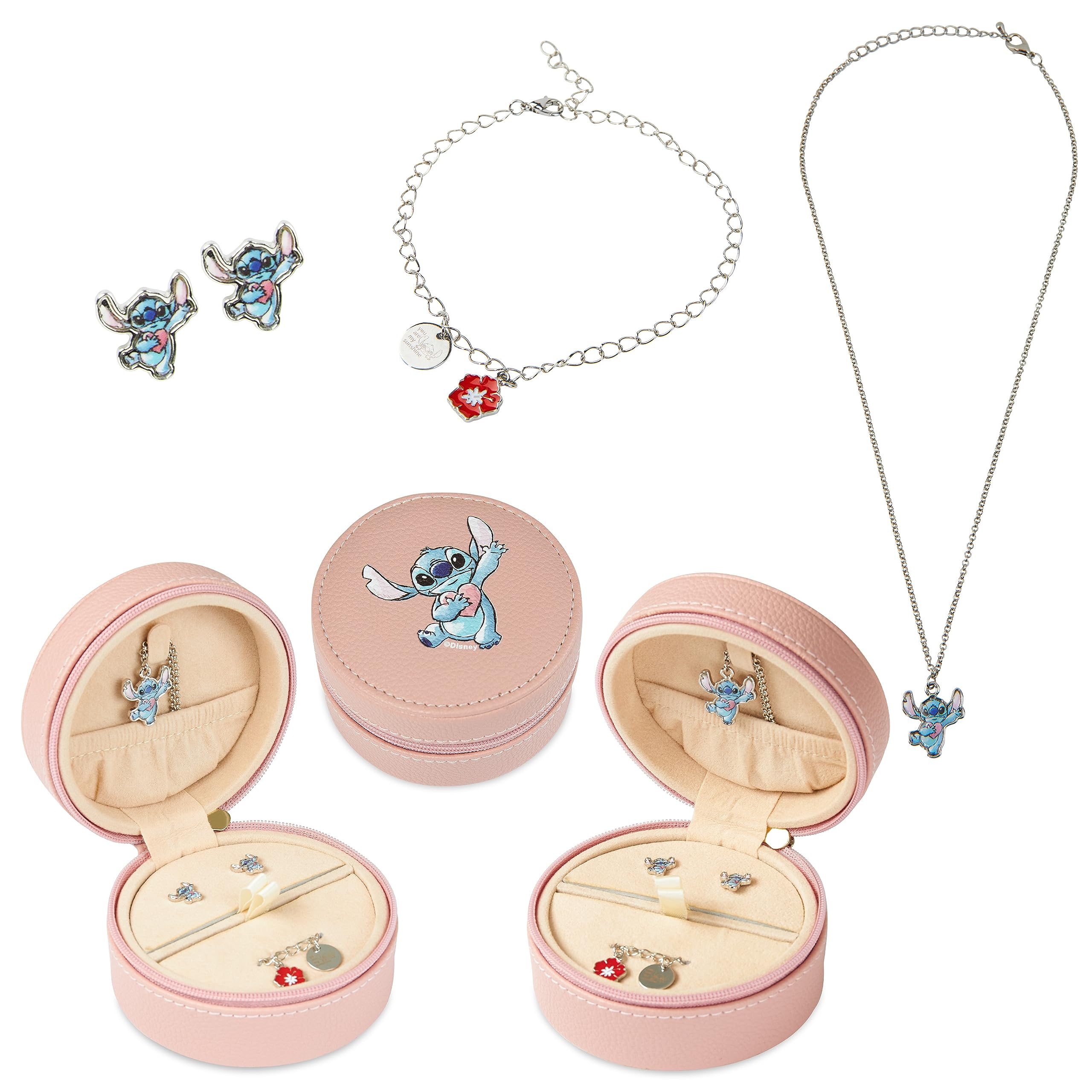 Parure de bijoux Lilo & Stitch pour fille