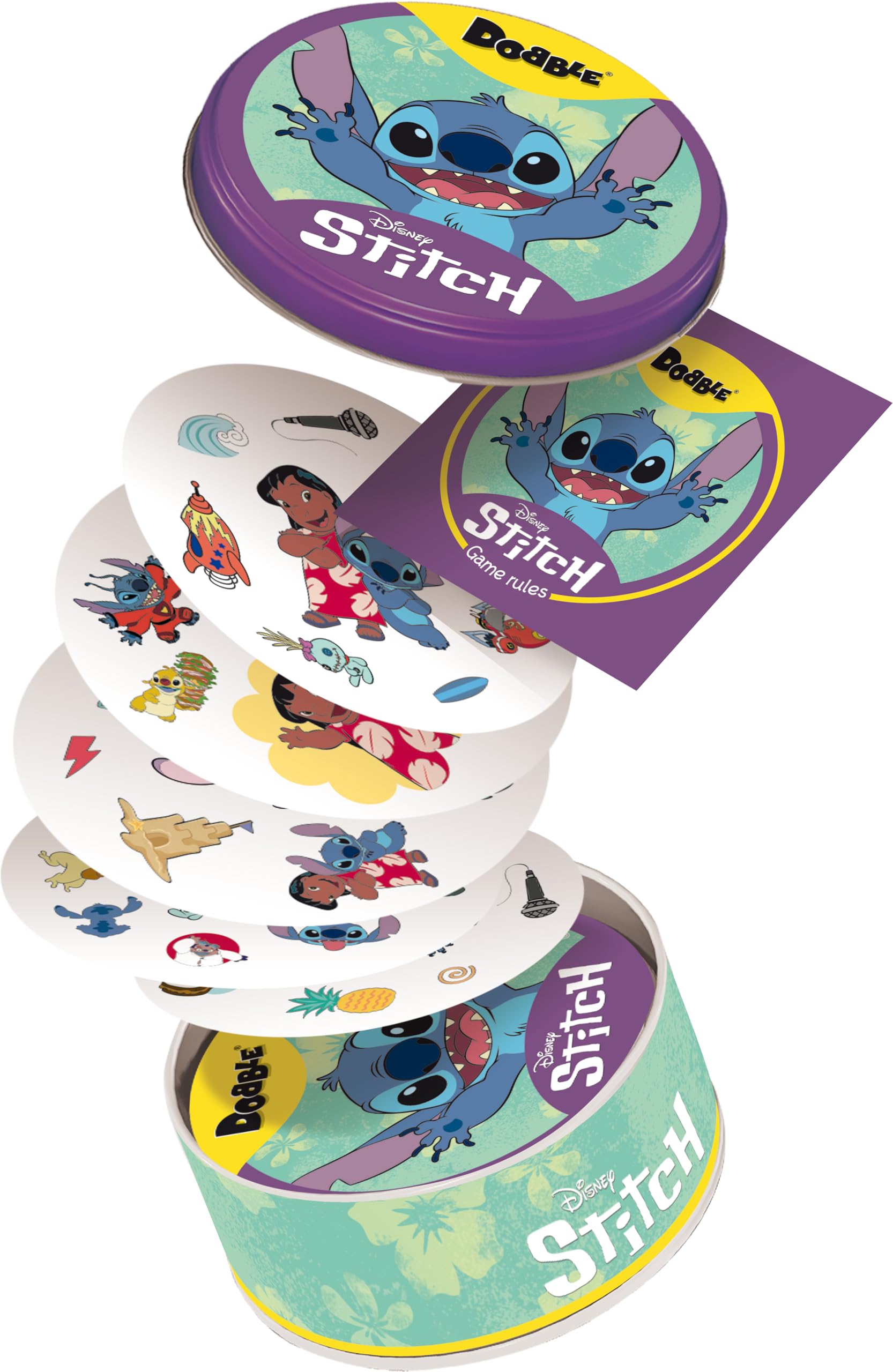 Jeu de cartes Lilo & Stitch Dobble rapidité et observation – Image 4