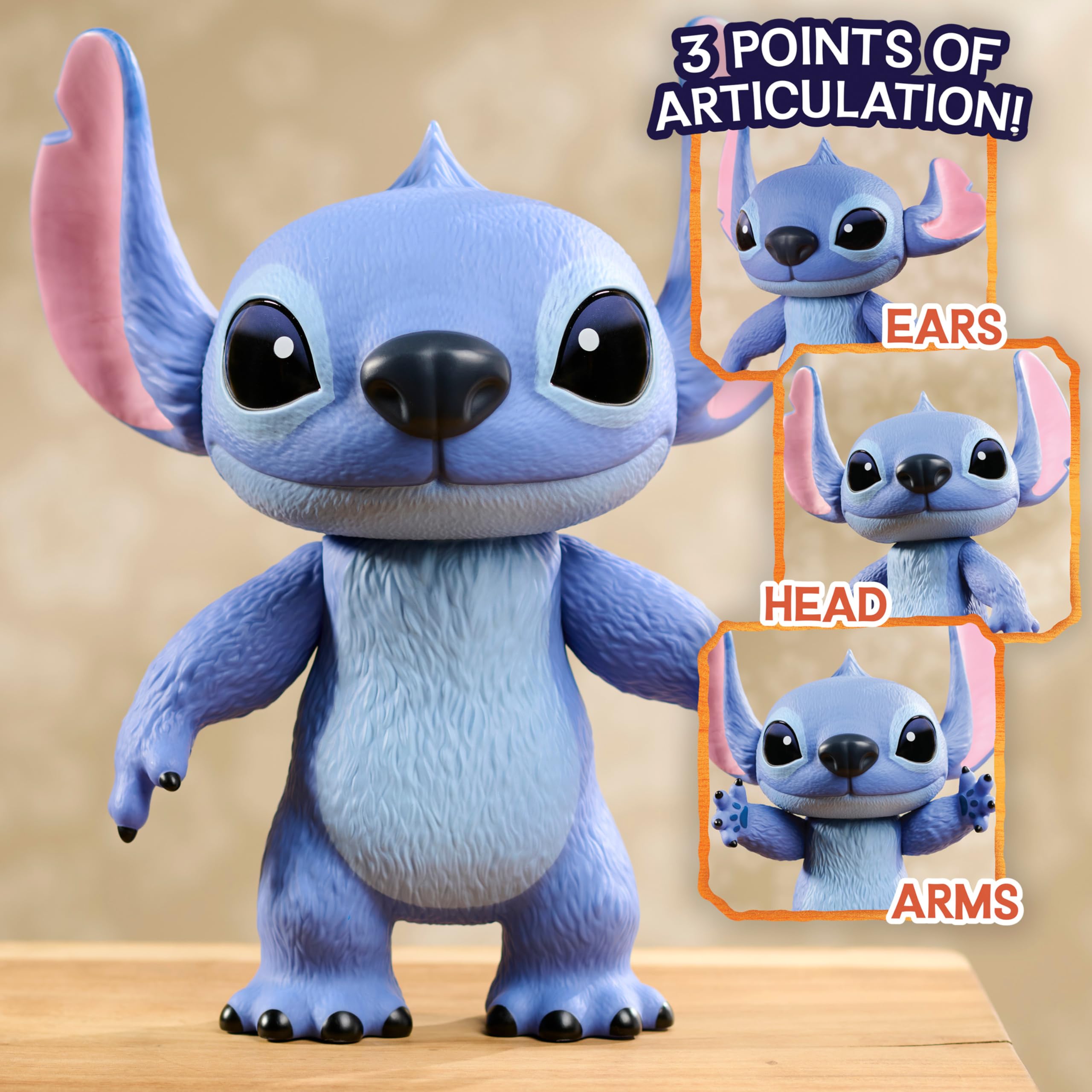 Grande Figurine Stitch Lilo & Stitch en Vinyle 35,6 cm Articulée – Image 2