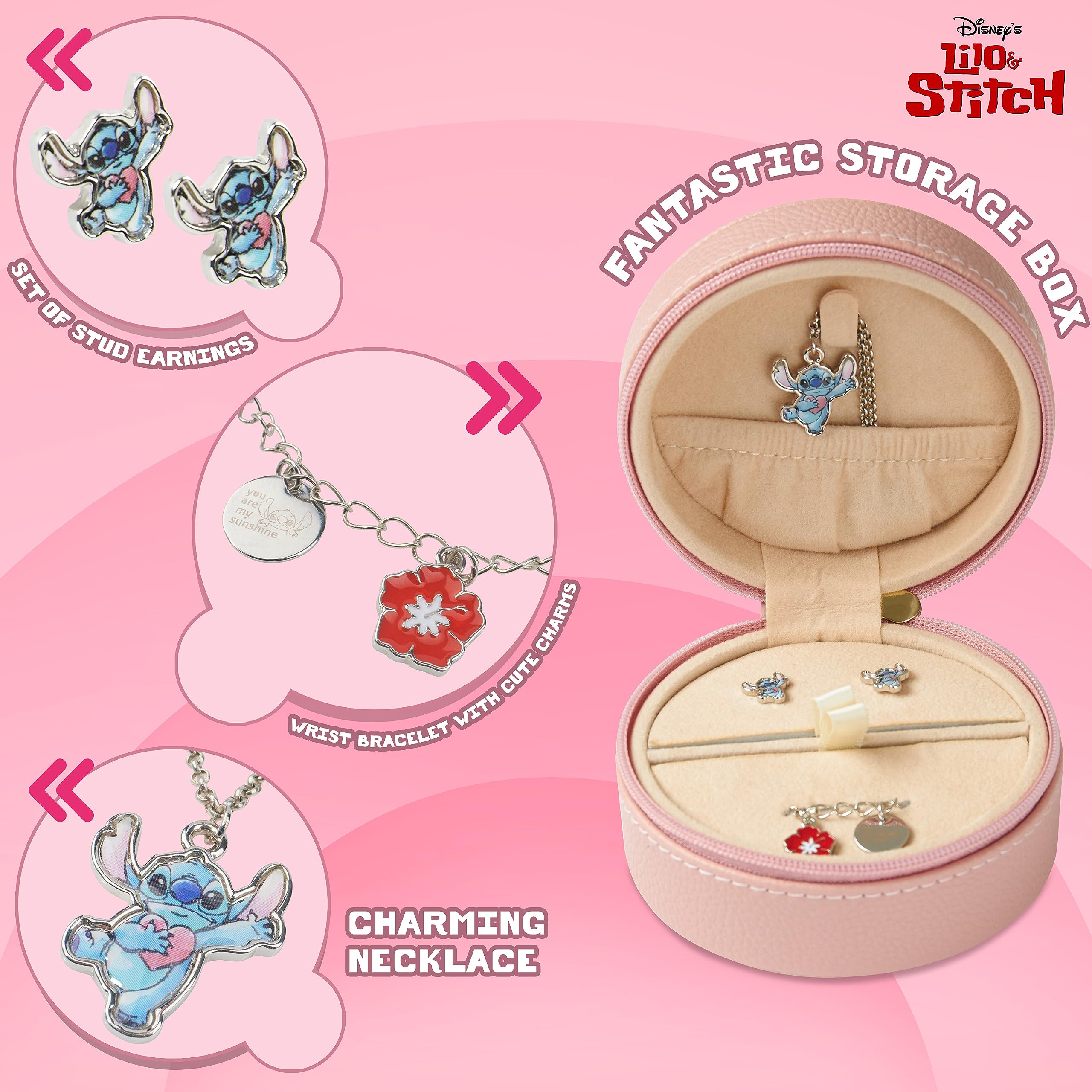 Parure de bijoux Lilo & Stitch pour fille – Image 4