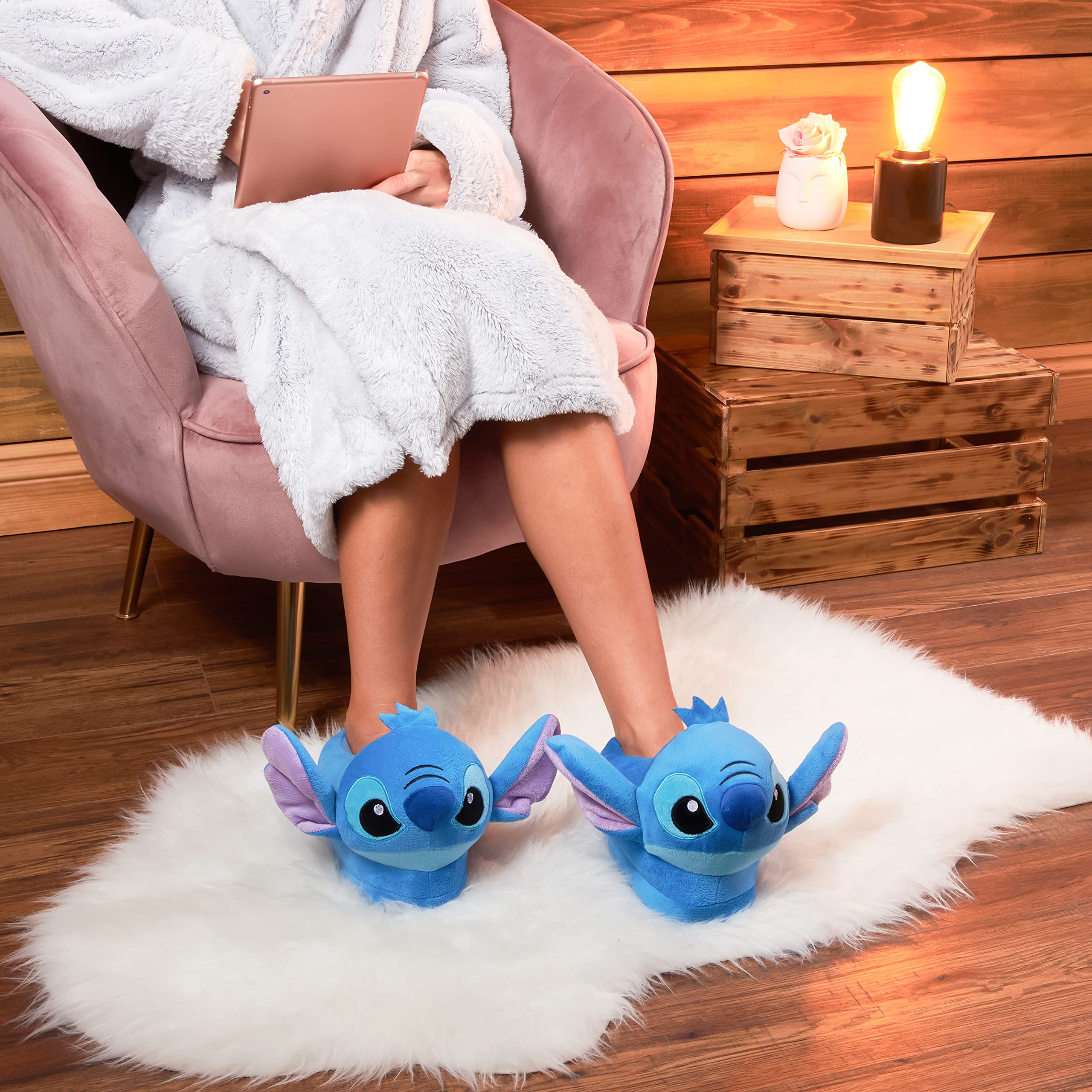 Chaussons Peluche Lilo & Stitch Stitch Femme – Image 2