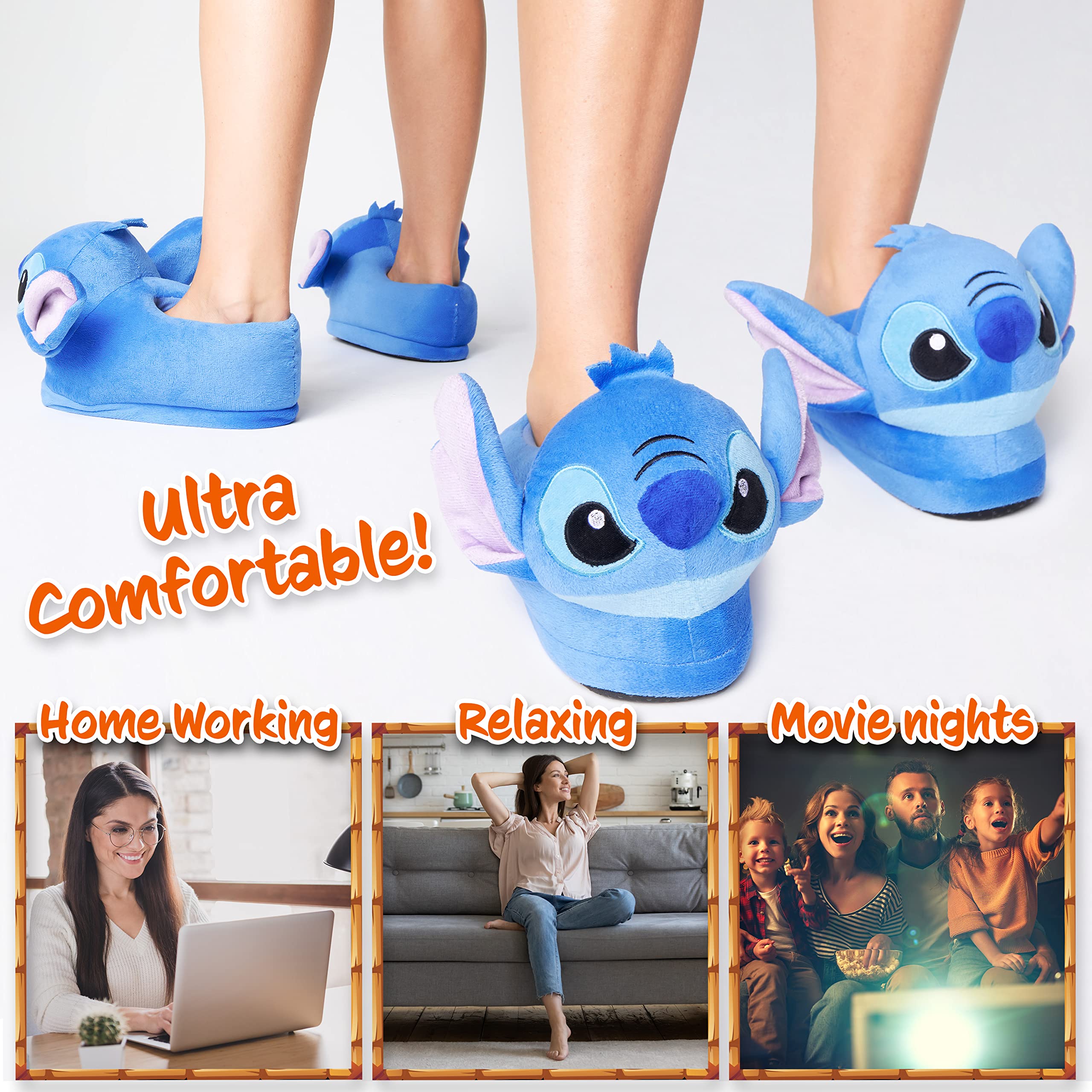 Chaussons Peluche Lilo & Stitch Stitch Femme – Image 6