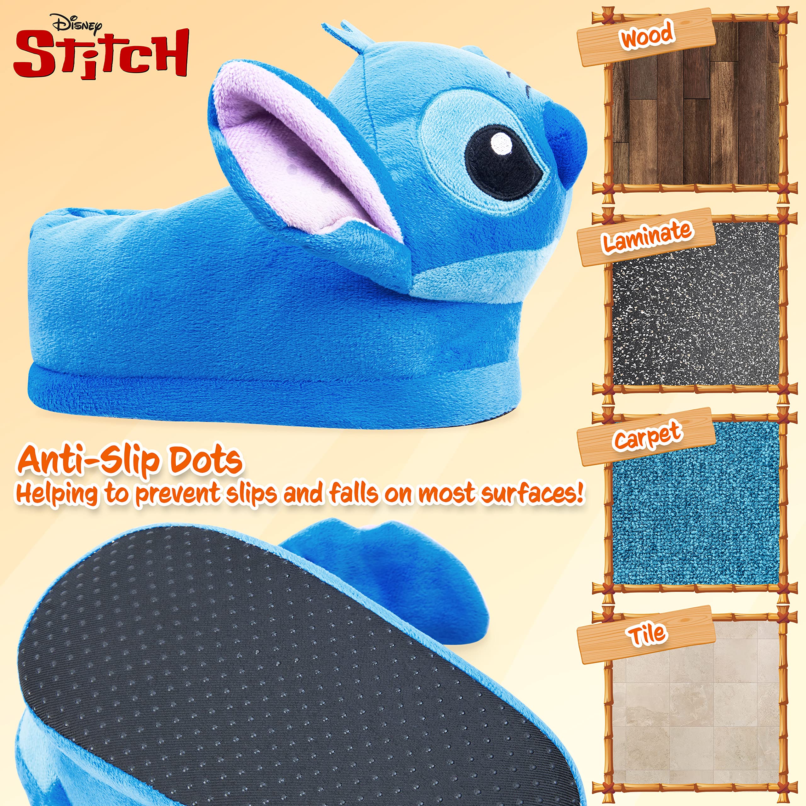 Chaussons Peluche Lilo & Stitch Stitch Femme – Image 5