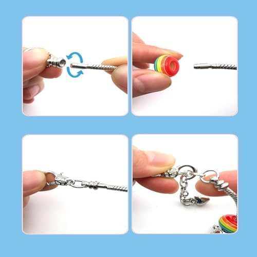 Kit de fabrication de bracelets Lilo & Stitch avec perles et pendentifs – Image 7