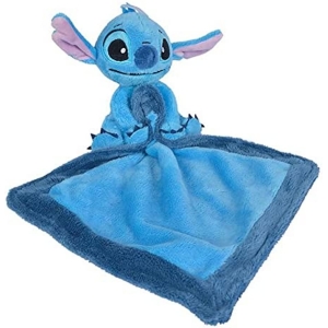 Peluche Lilo & Stitch Stitch Doudou avec Mouchoir Bleu