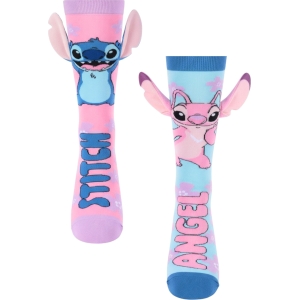Chaussettes hautes Lilo & Stitch motif Stitch et Angel
