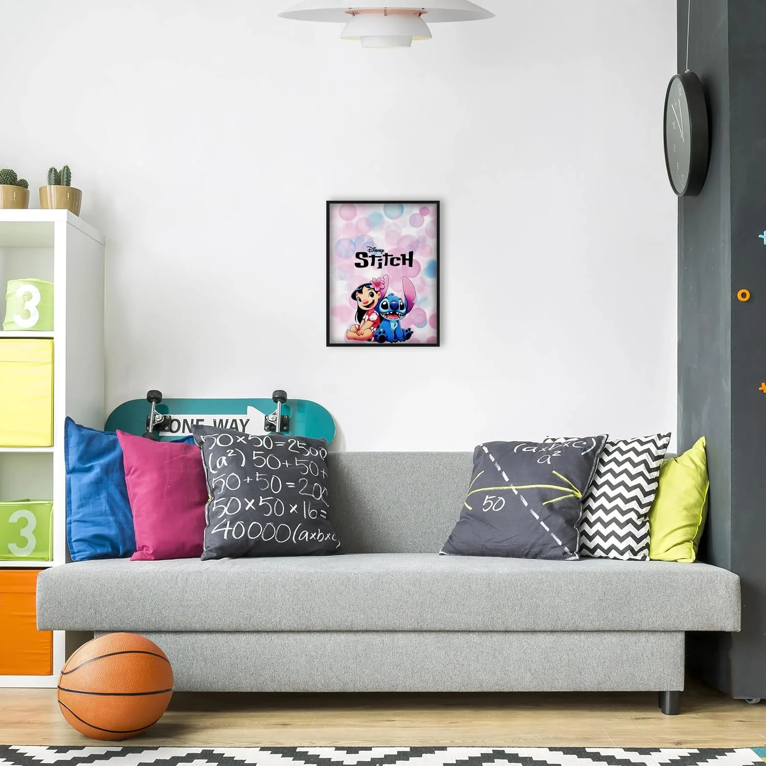 Poster mural Lilo & Stitch Bulles 40x30 cm – Image 3