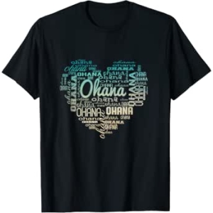 T-shirt Lilo & Stitch A Heart of Ohana Love your family