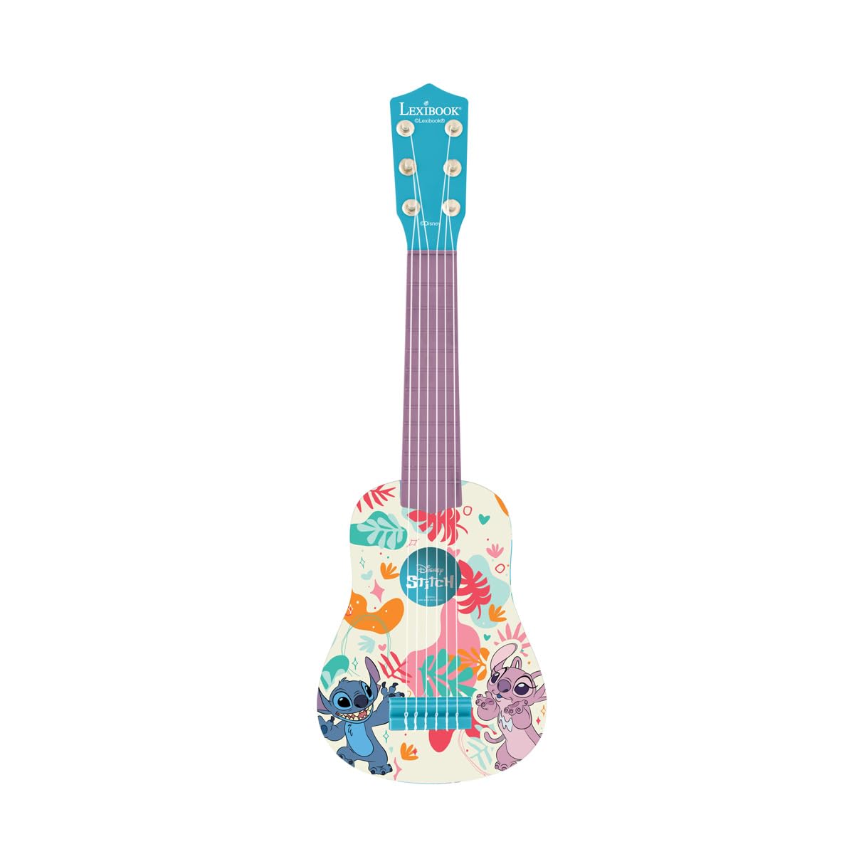 Guitare enfant Lilo & Stitch 6 cordes nylon 53 cm bleu – Image 2