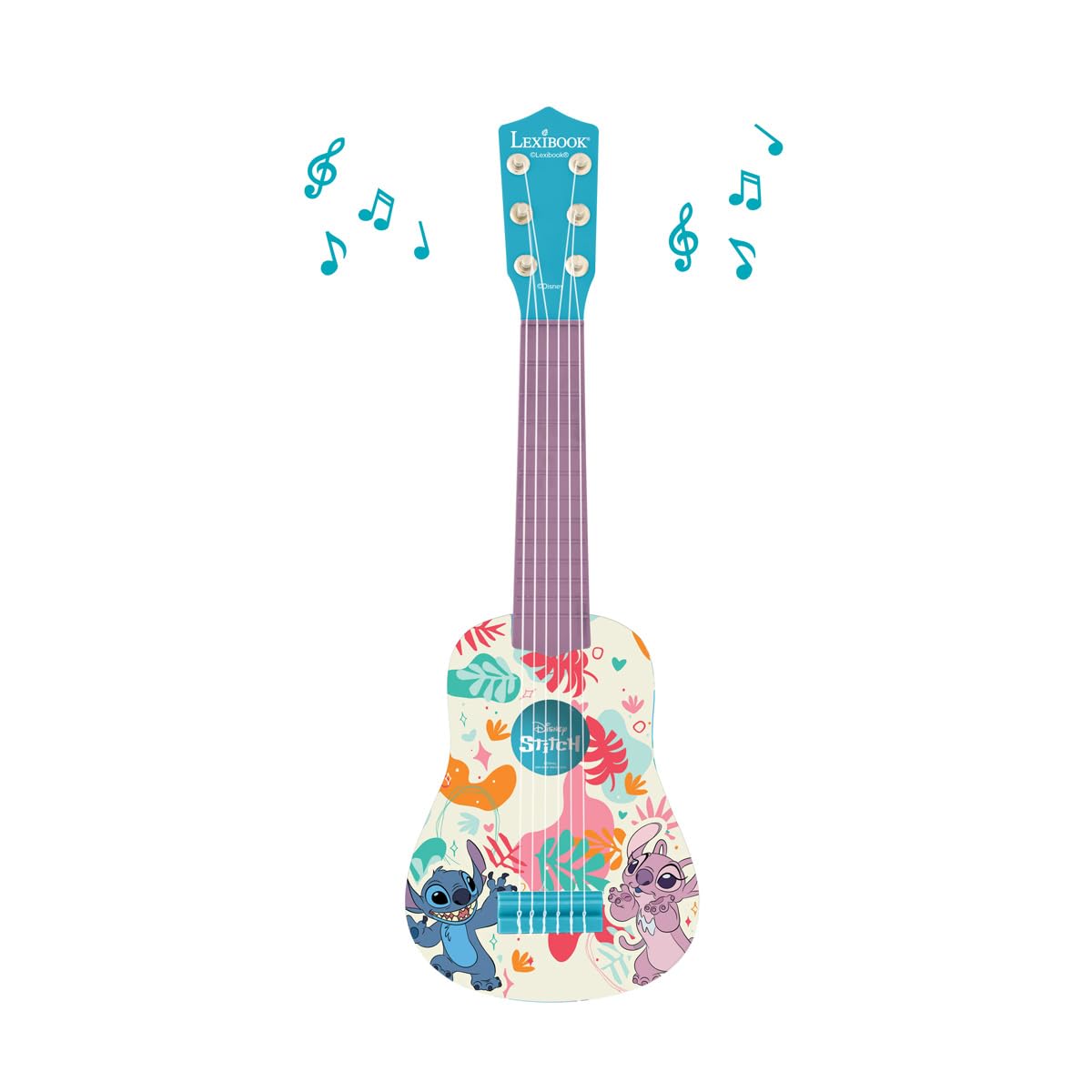 Guitare enfant Lilo & Stitch 6 cordes nylon 53 cm bleu – Image 5