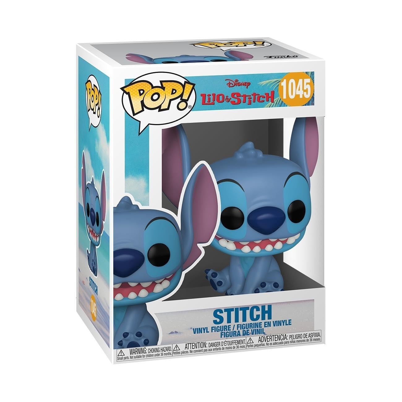 Figurine Funko Pop! Lilo & Stitch Stitch Assis Souriant