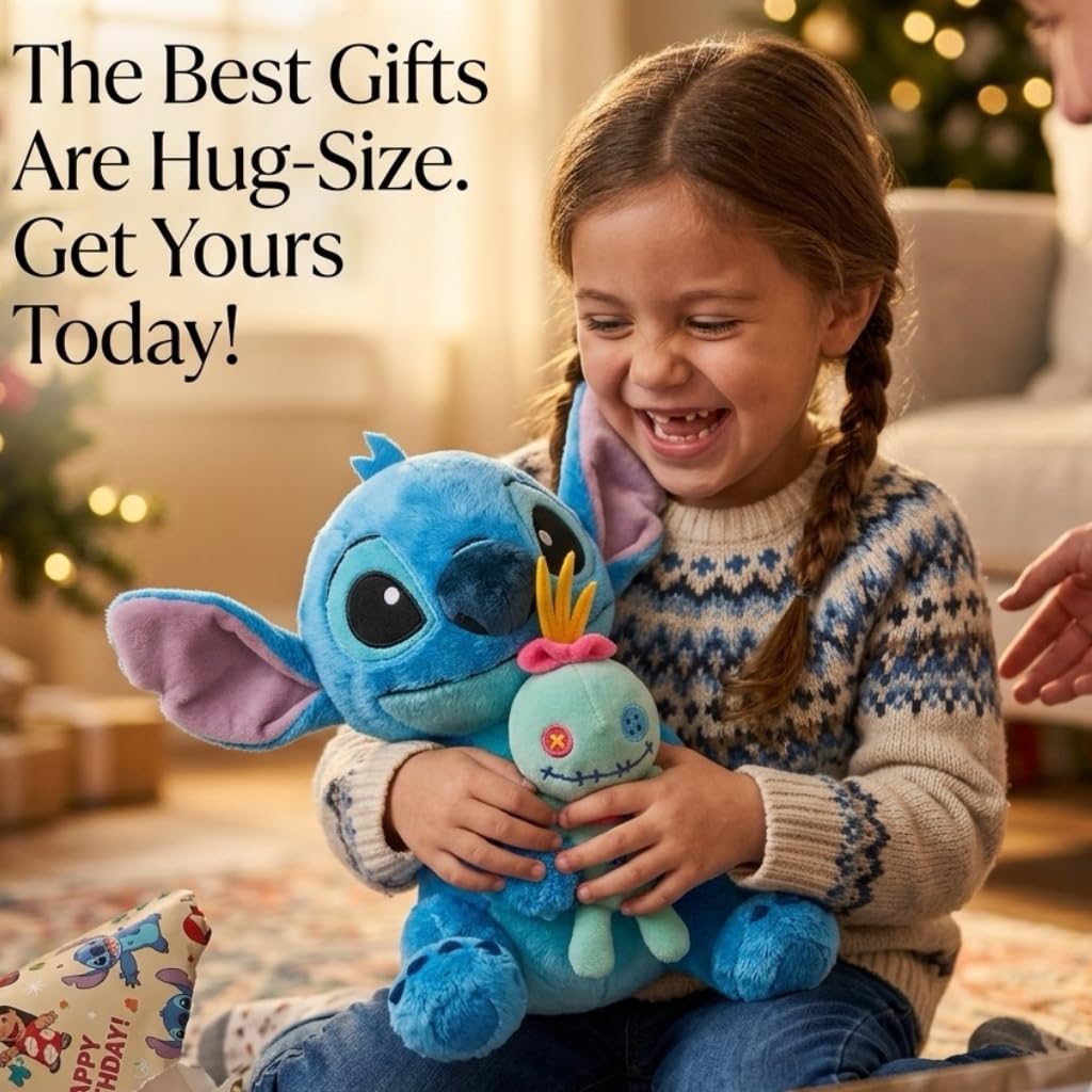 Peluche Lilo & Stitch Stitch et Scrump 25cm – Image 3
