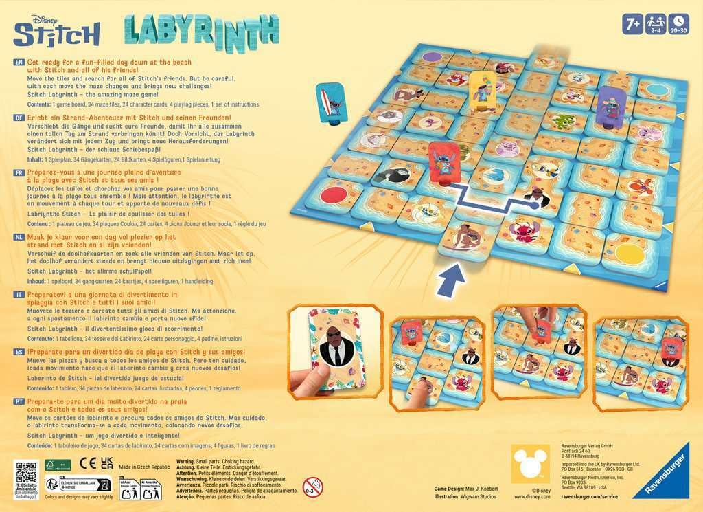 Jeu de société Lilo & Stitch Labyrinthe Ravensburger – Image 2