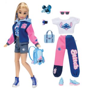 Poupée mode Stitch ILY 4EVER 29 cm avec blouson universitaire