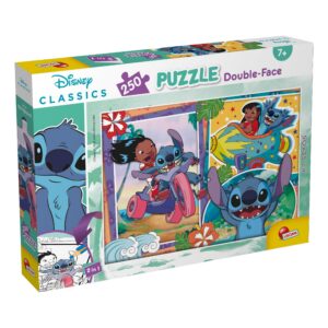 Puzzle Lilo & Stitch 250 pièces double face à colorier