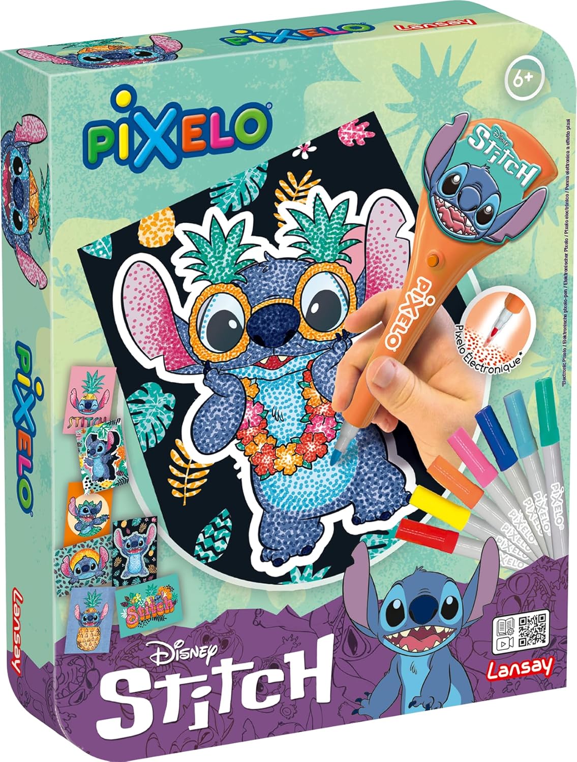 Pixelo Disney Stitch : le coffret coloriage de Lansay